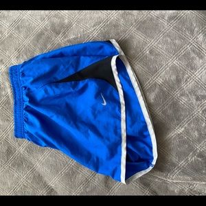 blue nike shorts